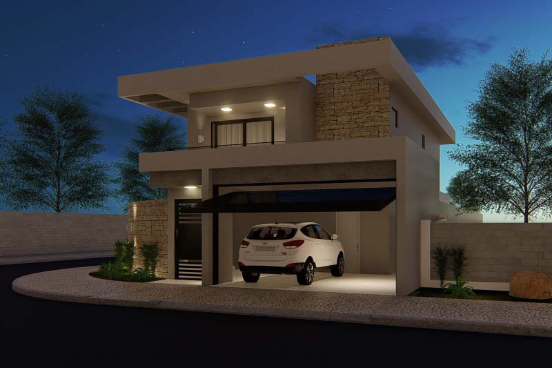 Corner House Plan