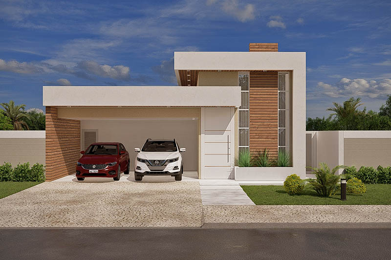 Modern design with wood