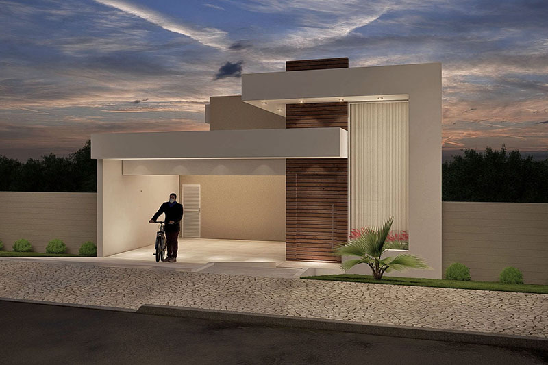 Loft on sloping land