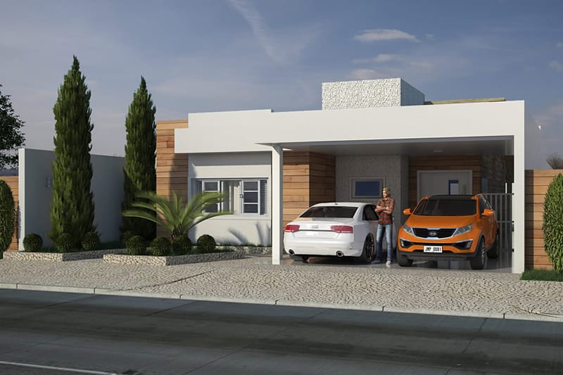 House plan with 2 suites and 1 bedroom