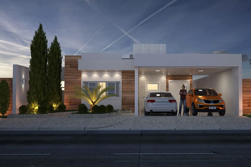 House plan with 2 suites and 1 bedroom