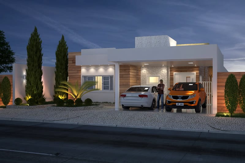 House plan with 2 suites and 1 bedroom
