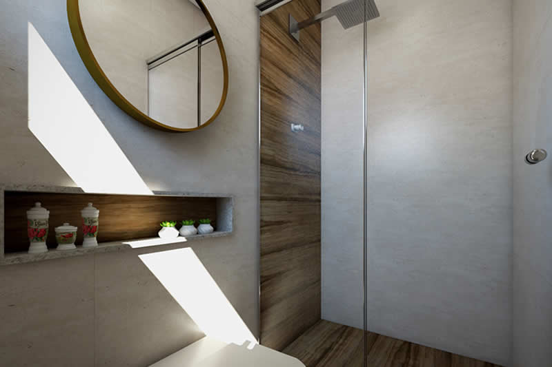 House plan with glass wall