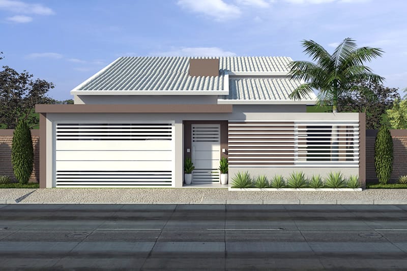 Ground floor house with swimming pool