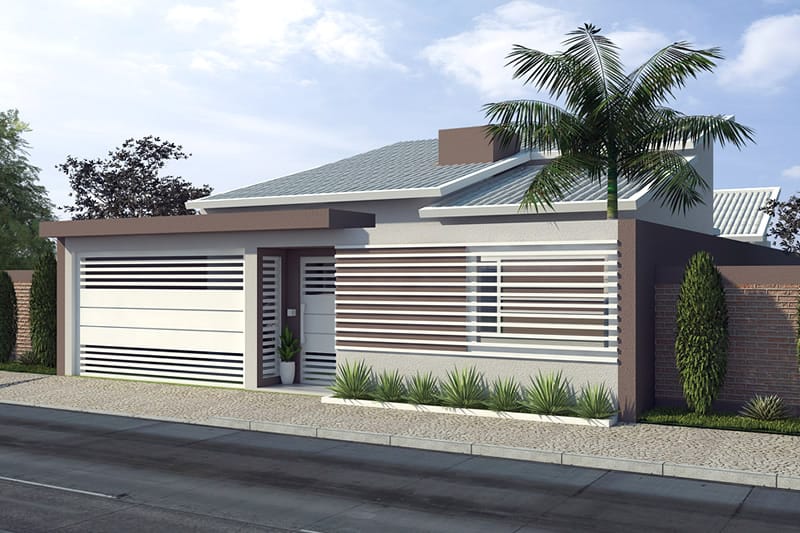 Ground floor house with swimming pool