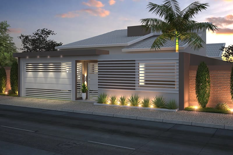 Ground floor house with swimming pool