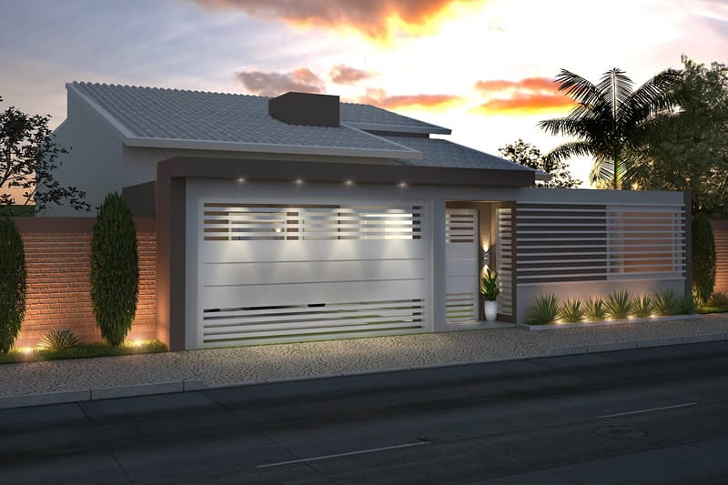 Ground floor house with swimming pool